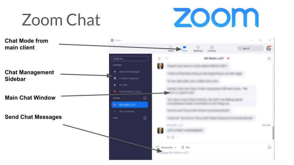 Chat in Zoom