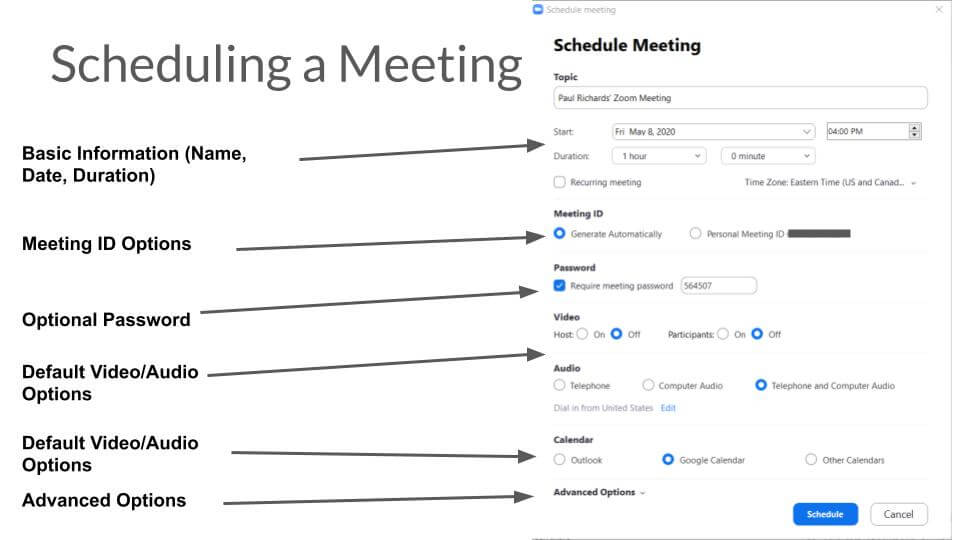 Scheduling a Meeting