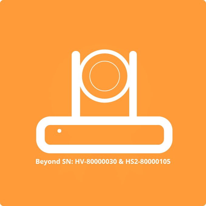 SimplTrack2 cameras beyond SN HV-80000030 & HS2-80000105